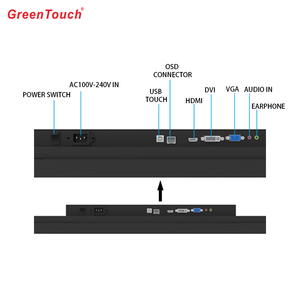 GreenTouch 43英寸一体机电脑2E系列触摸屏，用于信息亭红外触摸屏多点20点工业触摸显示器 - Product Image 4