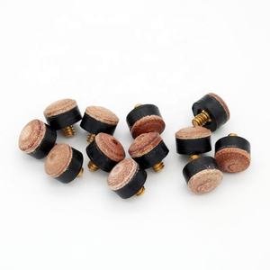 Wholesale Price 11/12/13mm Screw-on Billiard Pool Cue Stick <strong>Tip</strong> for Sale - Product Image 1