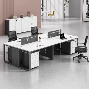 Office <strong>Desk</strong> Office Staff <strong>Desk</strong> <strong>Simple</strong> Modern Screen Station Locker Partition Employee <strong>Computer</strong> <strong>Desk</strong> - Product Image 6