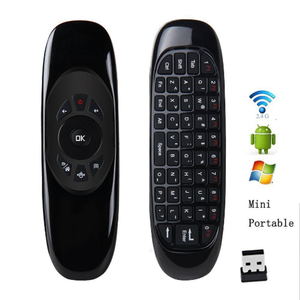Air Mouse C120 Teclado de voz retroiluminado Control remoto inalámbrico mini Teclado Ratón Control remoto para sistema Android - Product Image 2