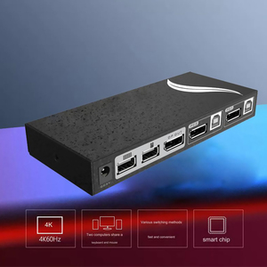 2 Port 2 in <strong>1</strong> Out DP <strong>KVM</strong> Switcher 4k 60hz Displayport USB <strong>KVM</strong> <strong>Switch</strong> for Monitor