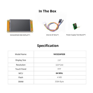 320x240 Nextion 2,8 "TFT LCD-Modul Discovery Series HMI-resistives Touchscreen-Display NX3224F028 für Arduino ESP8266 ESP32 - Product Image 4