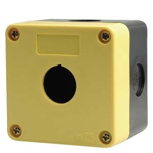 Original Pushbutton 1 <strong>Command</strong> Point Yellow Contact <strong>Block</strong> on Top Buzzer 22mm Plastic Round Continuous Beeping