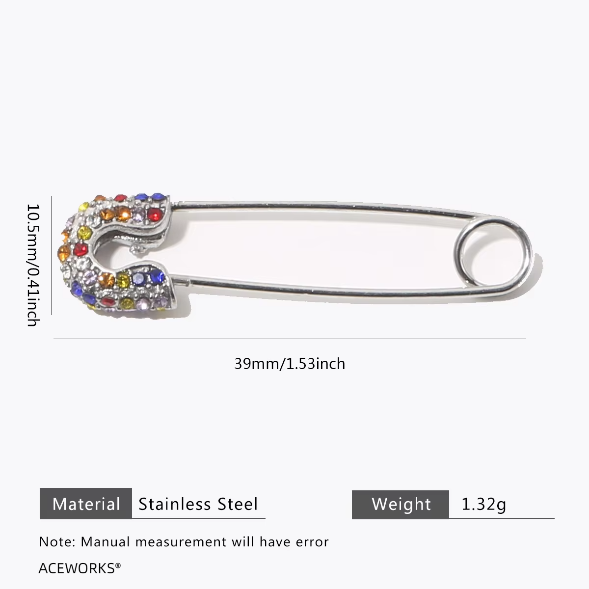 11*39 Pavé Multi-color