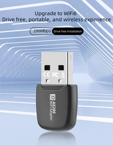 WiFi 6 driver free scheda di rete wireless 286M desktop computer USB ricevitore wireless esterno AP trasmettitore hotspot - Product Image 2