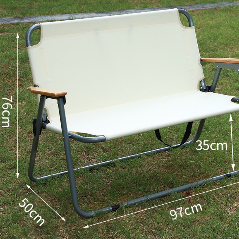 Sillón de dos plazas - caqui