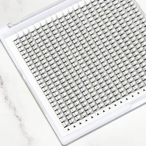 Professional Korean Pre Made Fan Eyelashes Short Stem <strong>Lashes</strong> 3d 10d Large Tray Premade Fans Mega Volume Eyelash Extensions - Product Image 3