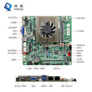 Motherboard with <strong>Processor</strong> Intel I5 1155G7 2 <strong>DDR4</strong> M.2 2 HD VGA LVDS 2 LAN 6 RS232 COM GPIO 8 USB Industrial Mini Itx Motherboard - Product Image 2
