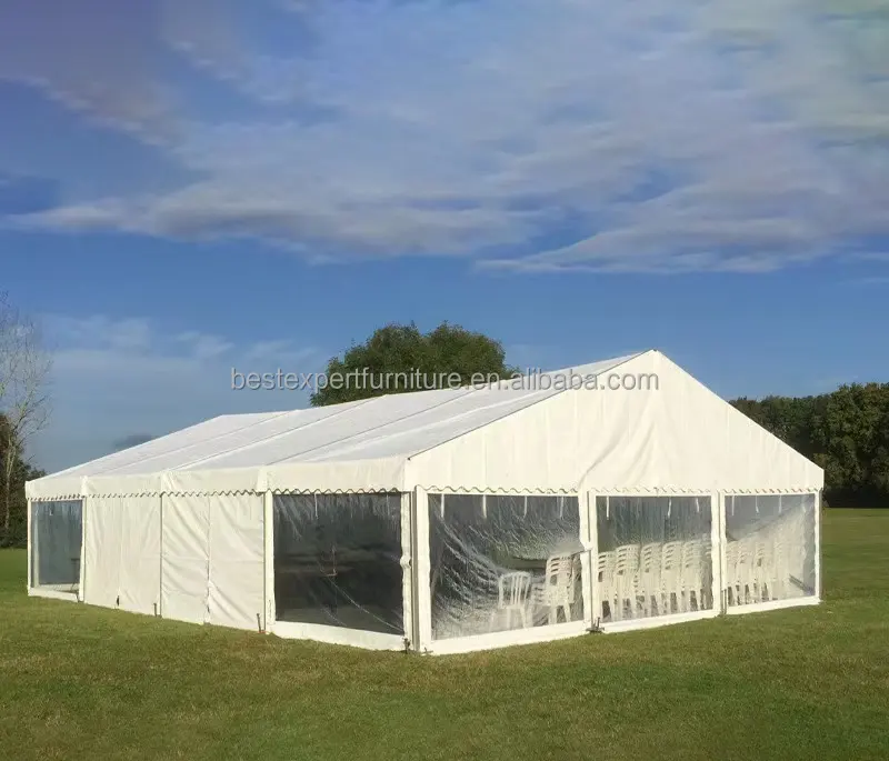 אוהל חיצוני מותאם אישית מסגסוגת אלומיניום בד PVC חסין אש עמיד למים למסיבת אירוע חתונה