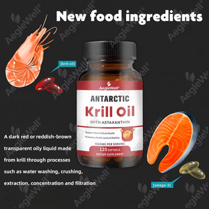 OLLI 1000mg antarktika Krill yağı kapsülleri yetişkinler için lal saf özel etiket diyet takviyesi - Product Image 6