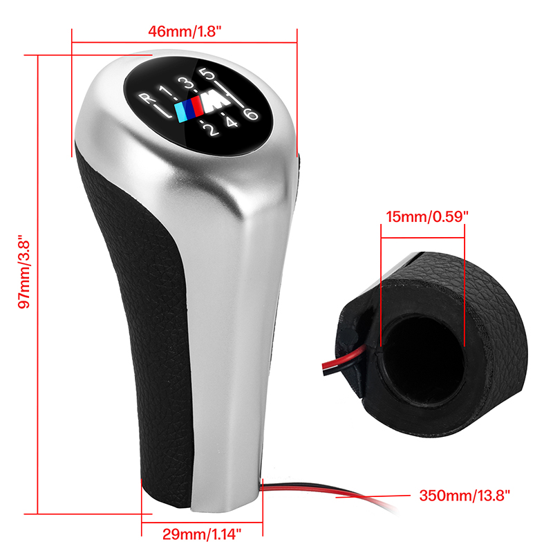 6 speed white light