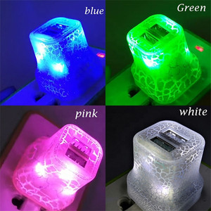 2.1A Crack Design Dual Usb Port Light up Led Wall <strong>Charger</strong> Fast <strong>Charger</strong> for <strong>All</strong> Smart Phone - Product Image 4
