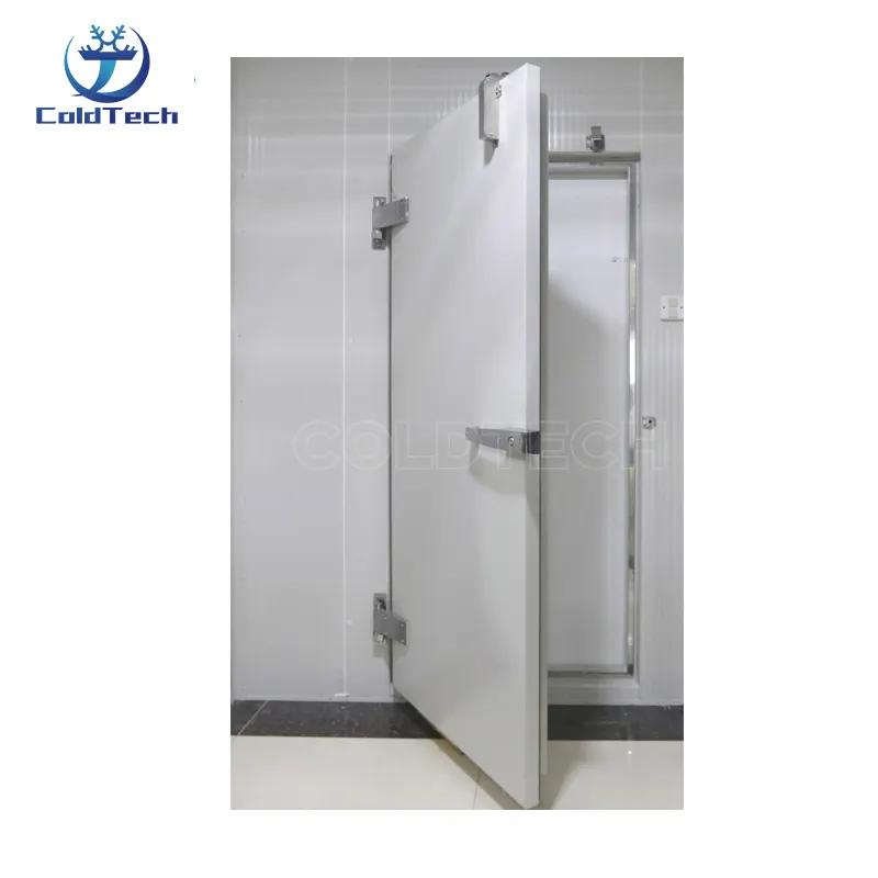 Ppgi/alumínio em relevo/aço inoxidável portas do quarto frio para venda portas do armazém do armazenamento frio