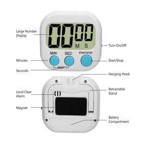 LCD Digital Kitchen Timer mit 4-stelligem Multifunktions-Cooking-Countdown-Timer mit großem Bildschirm - Product Image 3