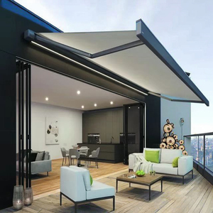 Toldos retráctiles, tela acrílica impermeable, sombreado para exteriores, brazo plegable, toldo de casete completo, toldo de brazo plegable - Product Image 5