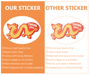 <strong>1.5</strong> &quot; Thank You Packaging <strong>Stickers</strong> Thank You Label <strong>Stickers</strong> Thank You <strong>Stickers</strong> for Small Business
