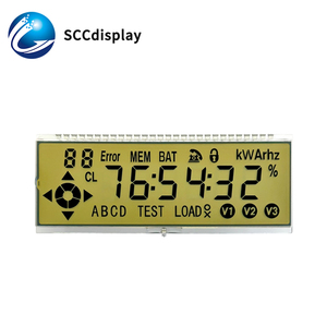 Benutzer definiertes monochromes 7-Segment-LCD-Anzeigemodul HTN SJXDHG001014 Stromzähler-LCD-Module - Product Image 5