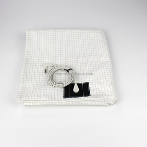 Tấm nối đất, 10% bông hữu cơ 90% Tinh Khiết Bạc hữu cơ được trang bị tấm nối đất để cải thiện giấc ngủ, bộ đồ giường nối đất - Product Image 2