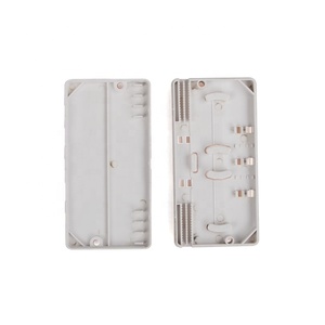 2-giriş 2-Outlet FTTH 2 çekirdekli PORT optik ekleme kutusu kapalı Fiber optik koruyucu Panel yama koruyucu Fiber optik kutu - Product Image 2