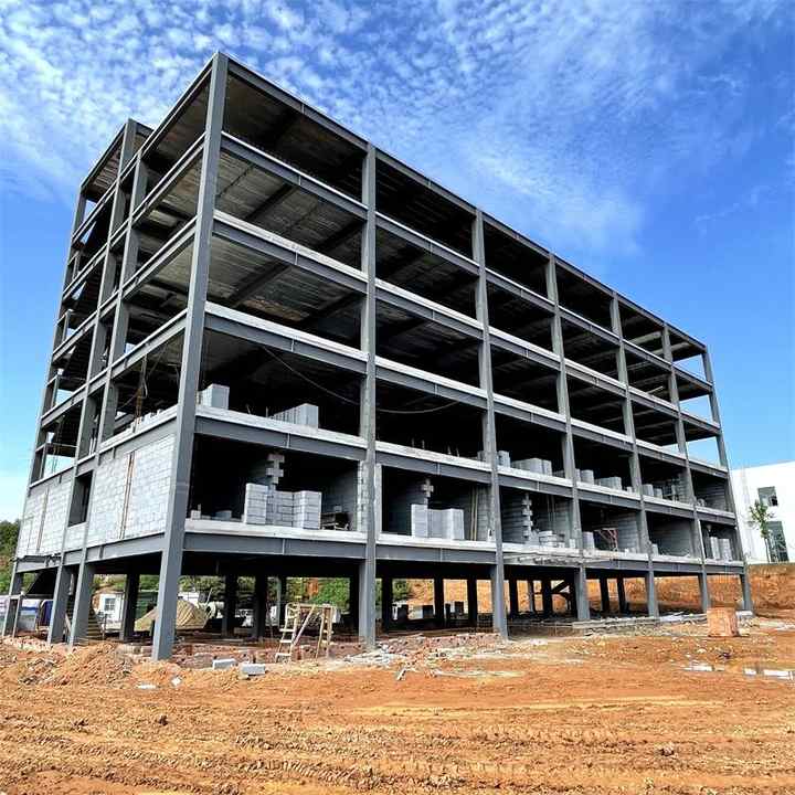 Multi-Storey Prefabricated Steel Structure Building Malls Durable Construction Warehouse Steel Building