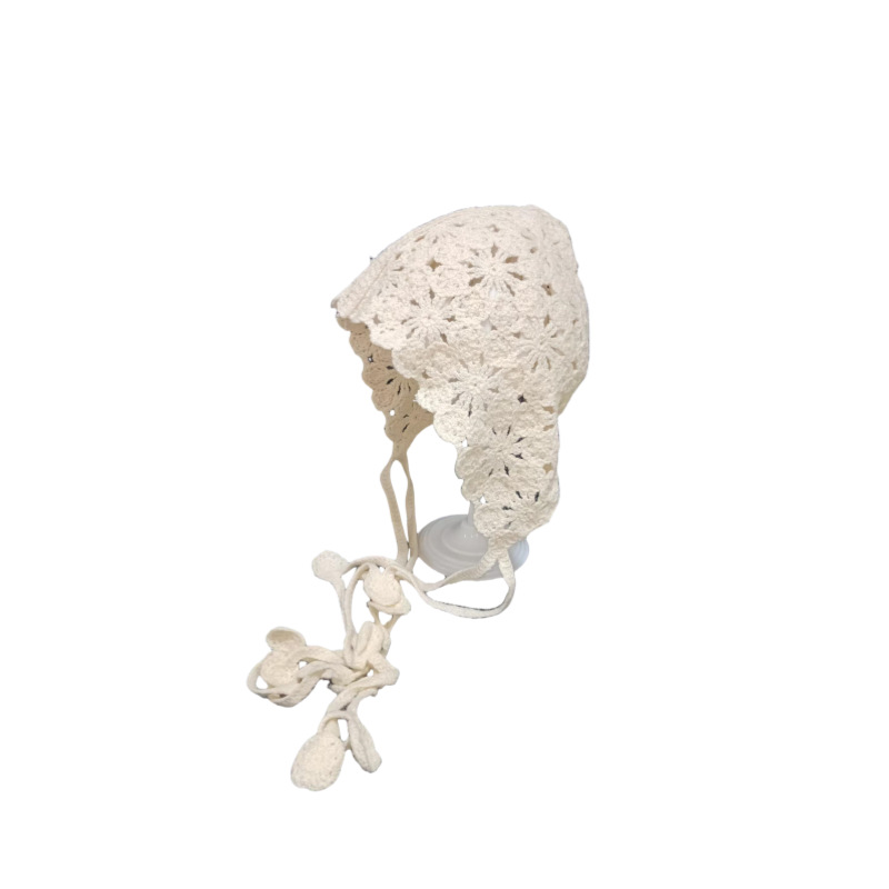 Tejido liso beige copo de nieve