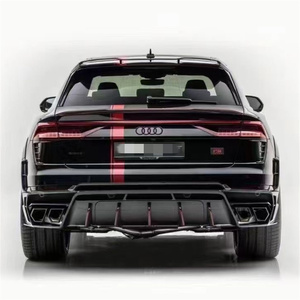Carbon Fiber Wide Body Kit for Audi <strong>Q8</strong> RSQ8 Upgraded MSY Style Front Rear Bumper Hood Fender Side Skirt Spoiler