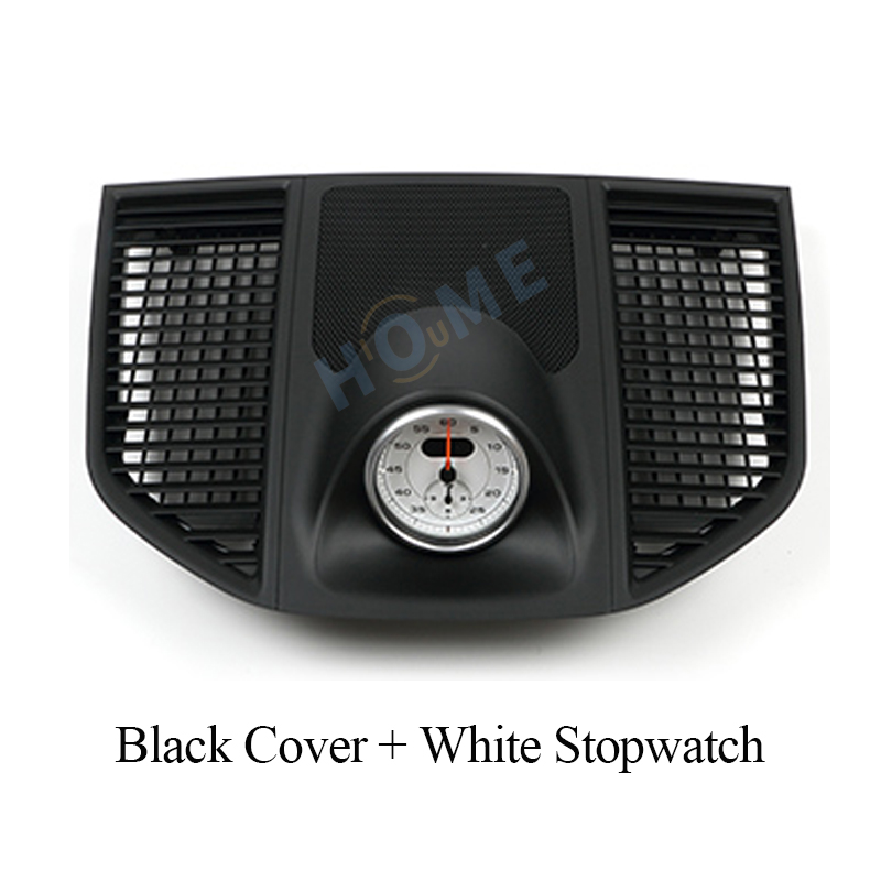 Couverture noire + chronomètre blanc