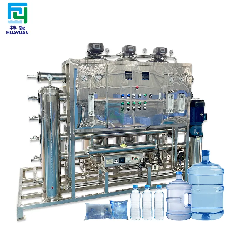 Preço da planta de água ro para máquina comercial de planta de água com sistema de filtragem de água de 3000 litros por hora