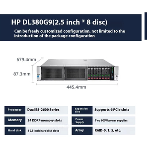 For HP DL380G9G10/388G9G10 X99 Server <strong>Cloud</strong> <strong>Computing</strong> ERP Database Storage Rack New &amp; in Stock <strong>with</strong> Xeon Processor DDR4 Memory - Product Image 3