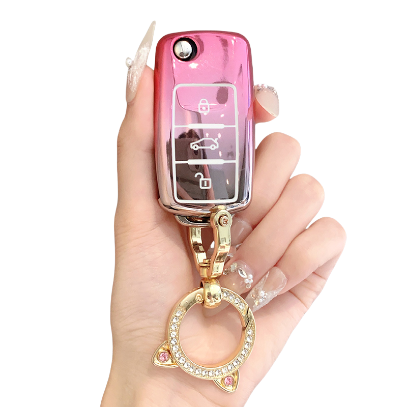Pink+Key Ring