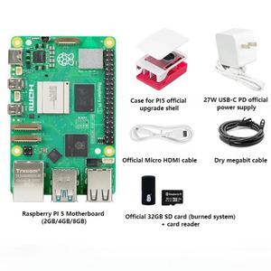 Raspberry Pi 5 Generation 5B/4B Development Board Raspberry Pi 5 8GB Motherboard Python <strong>Programming</strong> Official <strong>Basic</strong> Kit - Product Image 1