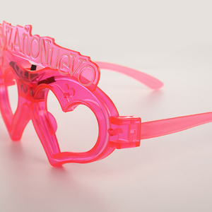 Mới lạ 2026 năm mới tim dẫn ánh sáng lên kính, ánh sáng lạnh bên lễ hội Eyewear Nguồn cung cấp - Product Image 2