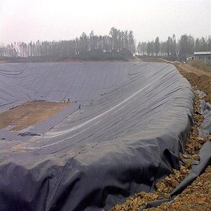 EVA LDPE EPDM PVC Geomembrane 60 <strong>Mil</strong> <strong>HDPE</strong> Modern Industrial Design for Pond Liner Fish Farm Landfill Outdoor Waterproof Black - Product Image 4