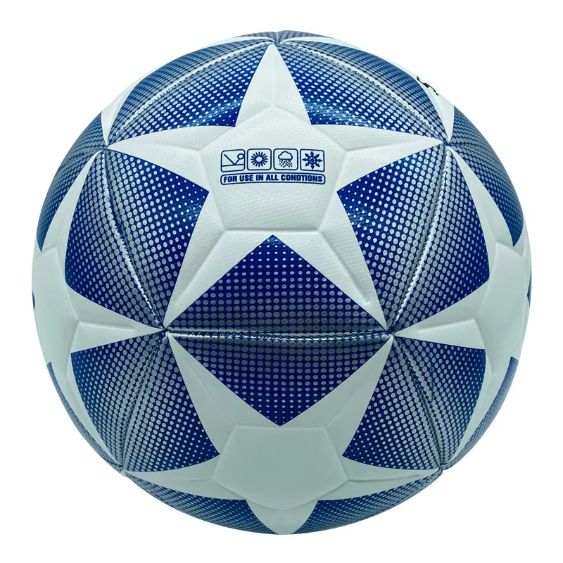 Benutzer definiertes Logo PU Leder Fußball Offizielle Größe 5 Fußball