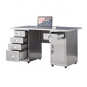 Mesa de ordenador de escritorio modular para oficina en casa con cajones - Product Image 1