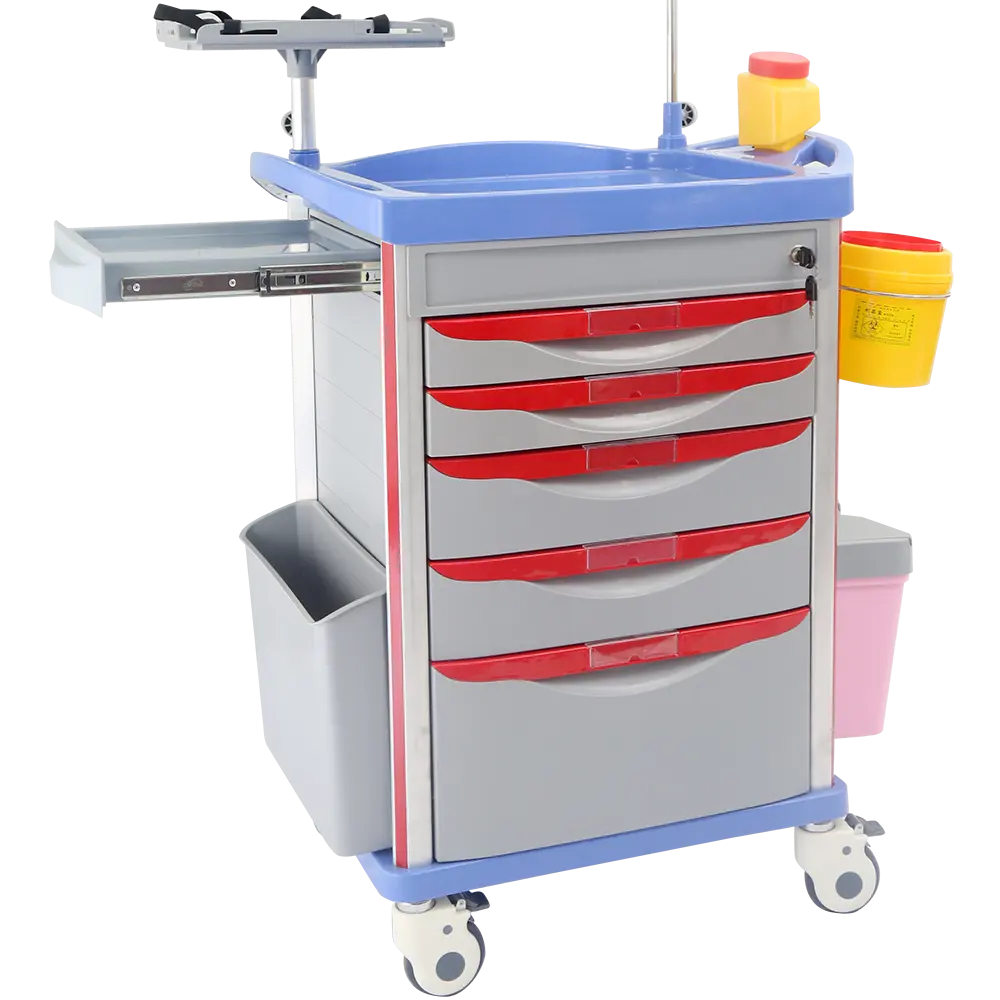 Keling Medical KL-ET750 Abs laptop crash cart abs veterinary clinic equipment abs veterinary clinic equipment mobili ospedalieri