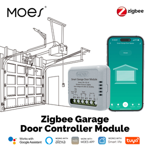MOES TUYA MINI Zigbee garaj kapısı kontrol modülü, Tuya/akıllı yaşam, Alexa & Google ev ses kontrolü ile çalışır - Product Image 3