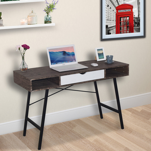 Venta al por mayor de fábrica, mesa de ordenador de oficina, escritorio blanco, mesa de estudio para estudiantes - Product Image 1
