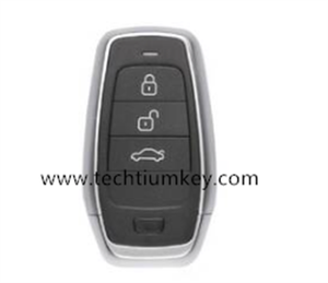 Autel IKEYAT003BL 3 Tasten Universal-Fernbedienung schlüssel mit MaxiIM KM100-Schlüsselprogrammierer Kompatibel mit 315/433MHz - Product Image 3