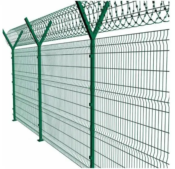 PVC 3D (V-Press) Folding Welded Wire Mesh clearvu cochrane Garden fence