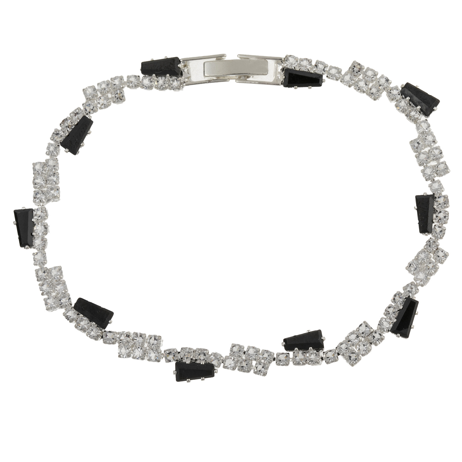 Diamant noir argenté