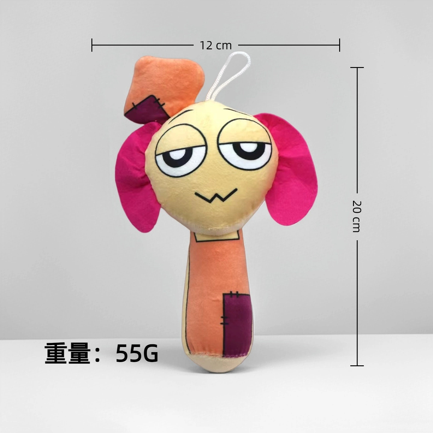 Boîte rythmique chien pain rose