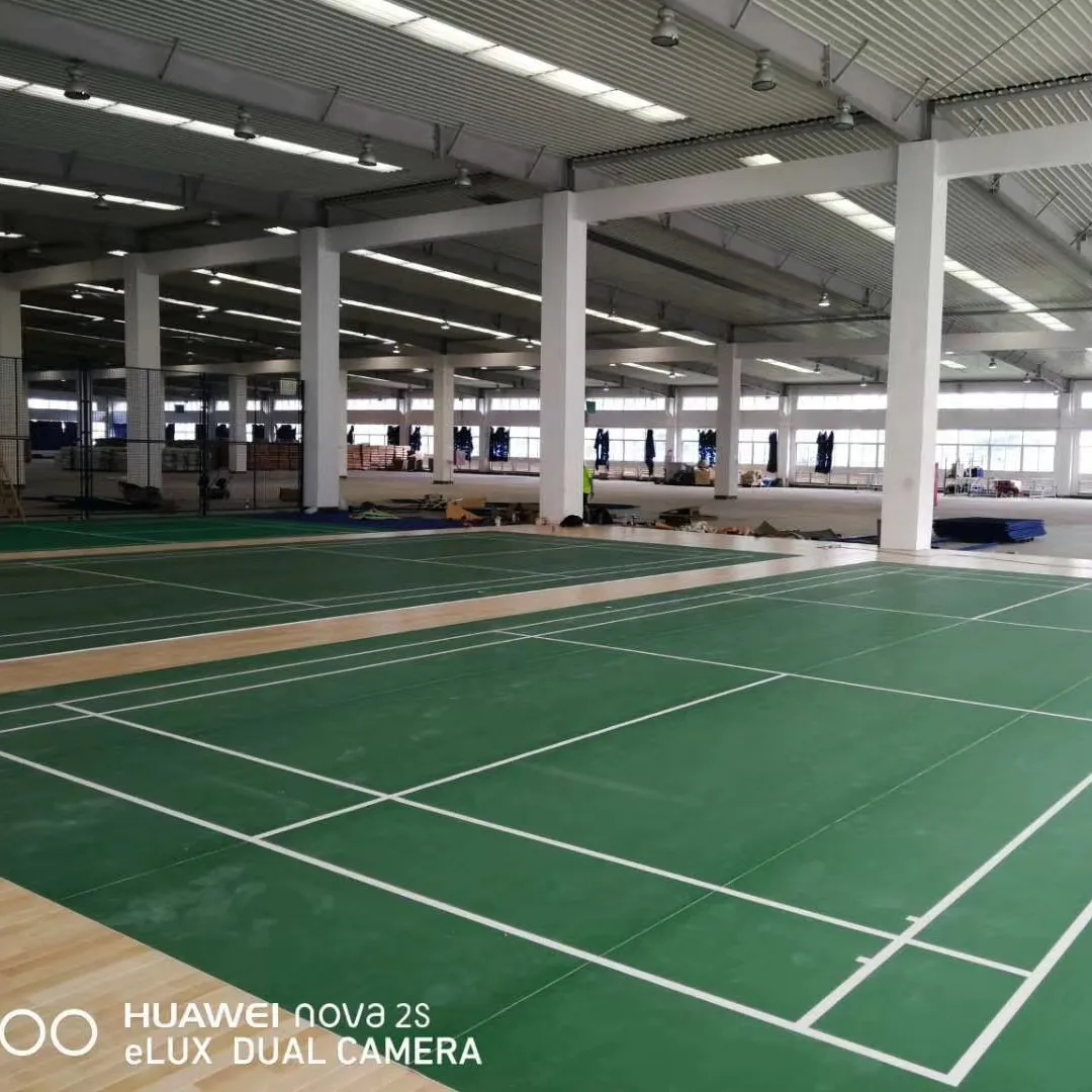 New Type PVC Floor for Indoor Sports Court Floor for Badminton Court Mat