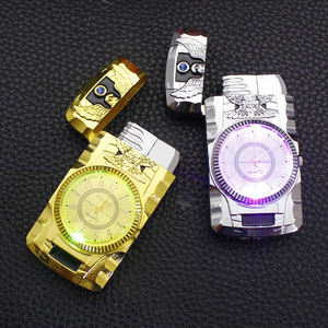 Innovative LED <strong>Watch</strong> Lighter, Windproof <strong>Jet</strong> Flame, Electronic Cigarette Lighter with Colorful Lights Wholesale
