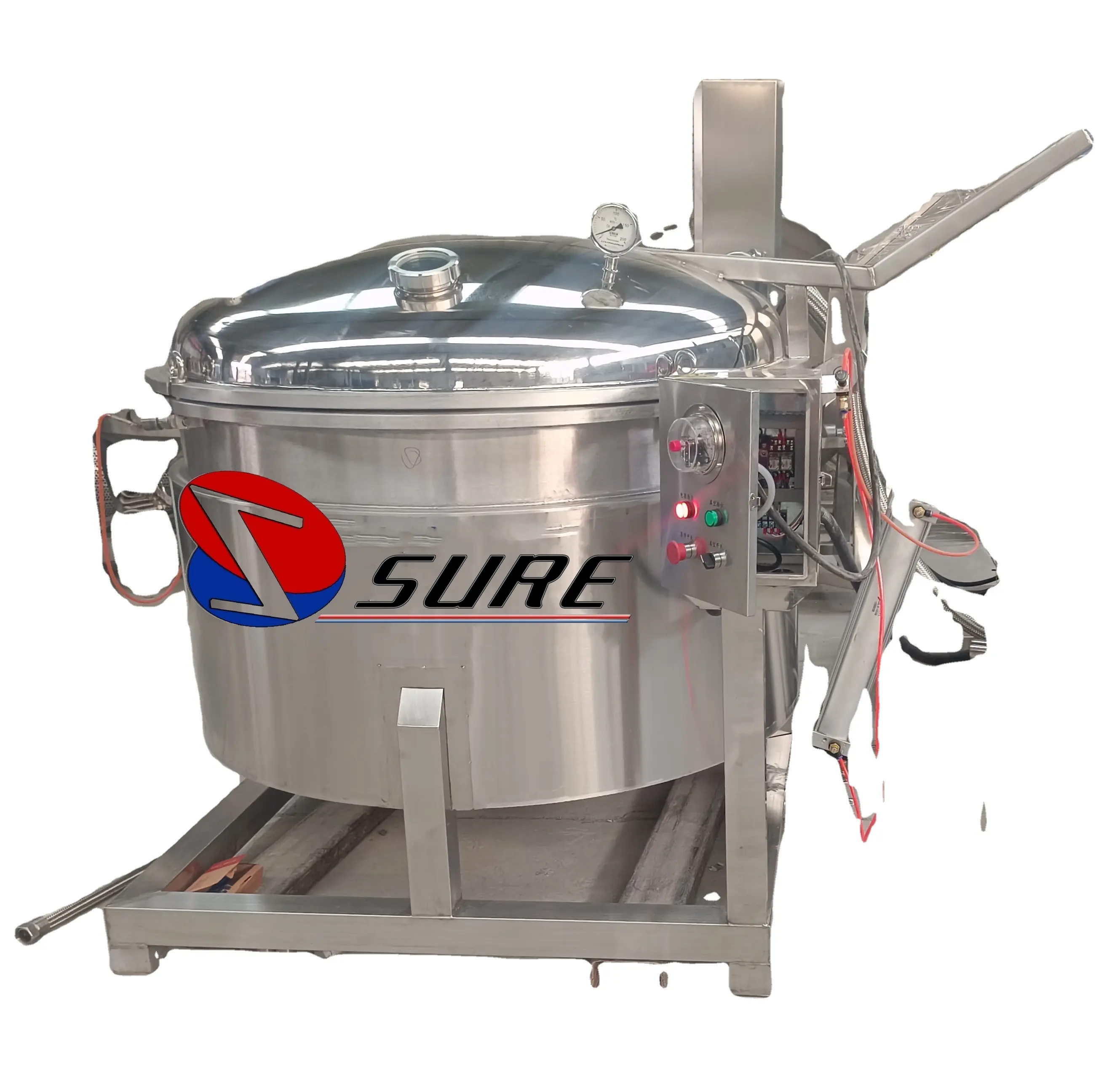 Промышленная машина для закусок и фруктов, эффективная кастрюля для смешивания сахара/емкость для дат/груш/яблок