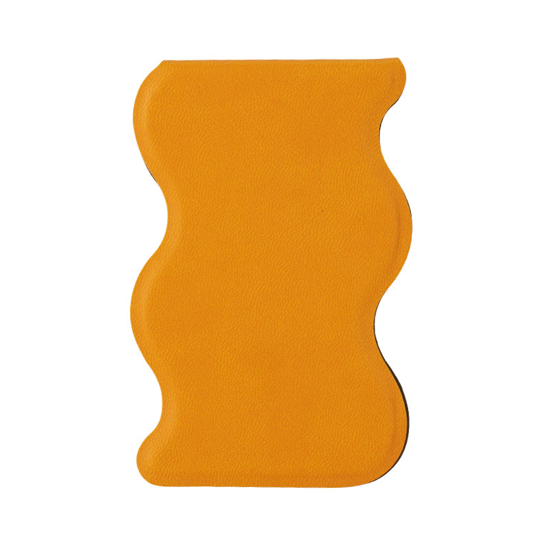 Miroir en cuir PU orange