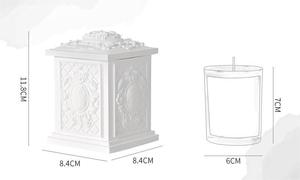 Retrocer nến thơm thạch cao cốc quà tặng sinh nhật khói và thơm trang trí nhà sáp đậu nành Lọ nến thơm - Product Image 6