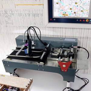 Mini máquina de codificación de paginación de imágenes térmicas de escritorio eléctricamente para bolsas de papel de plástico, hojas de cartón, mesa transportadora de motor - Product Image 1