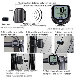 Multi <strong>Functions</strong> <strong>Wireless</strong> <strong>Cycling</strong> <strong>Computer</strong> Smart Backlight Bike Speedometer Portable LED Screen <strong>Wireless</strong> Bicycle <strong>Computer</strong> - Product Image 3