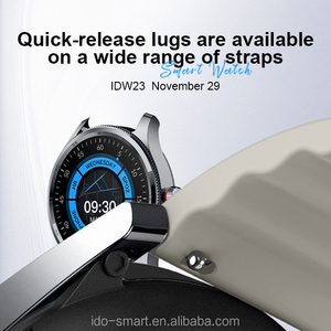 Metal <strong>Encoder</strong> Crown Round Classical Fashion Smart Watch 1.38 &quot;IPS Alexa Voice IP68 Waterproof 100+ Sport Modes for IOS&amp;Android - Product Image 2